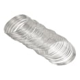 thumbnail image 1 of 100 bucles de alambre de memoria, 1 pieza de alambre de joyería de 1 mm de calibre 18, alambre de acero de memoria para hacer joyas, dorado claro, 1 of 6
