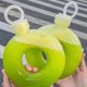 thumbnail image 2 of 500ML/350ML Cute Donut Kids Water Bottle Leak-Proof Travel Cup with Handle Ring Anti Fall Transparent Drinking Bottle, 2 of 4