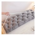 thumbnail image 2 of Headboard Pillow 1.2m - Natural Cotton Filled Reading Pillow, Backrest Cushion for Bed, Sofa - 3 Colors, Adjustable Comfort, 2 of 6