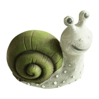  2pcs Snail decor Outdoor pond Garden snail figurine