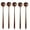Korean Style Soup Spoon, variant on Long Spoons Wooden, 5 Pieces Korean Style 10.9 inches 100% Natural Wood Long Handle Round Spoons for Soup Cooking Mixing Stirrer Kitchen Tools Utensils, FDA Approved(Korean Style Soup Spoon)