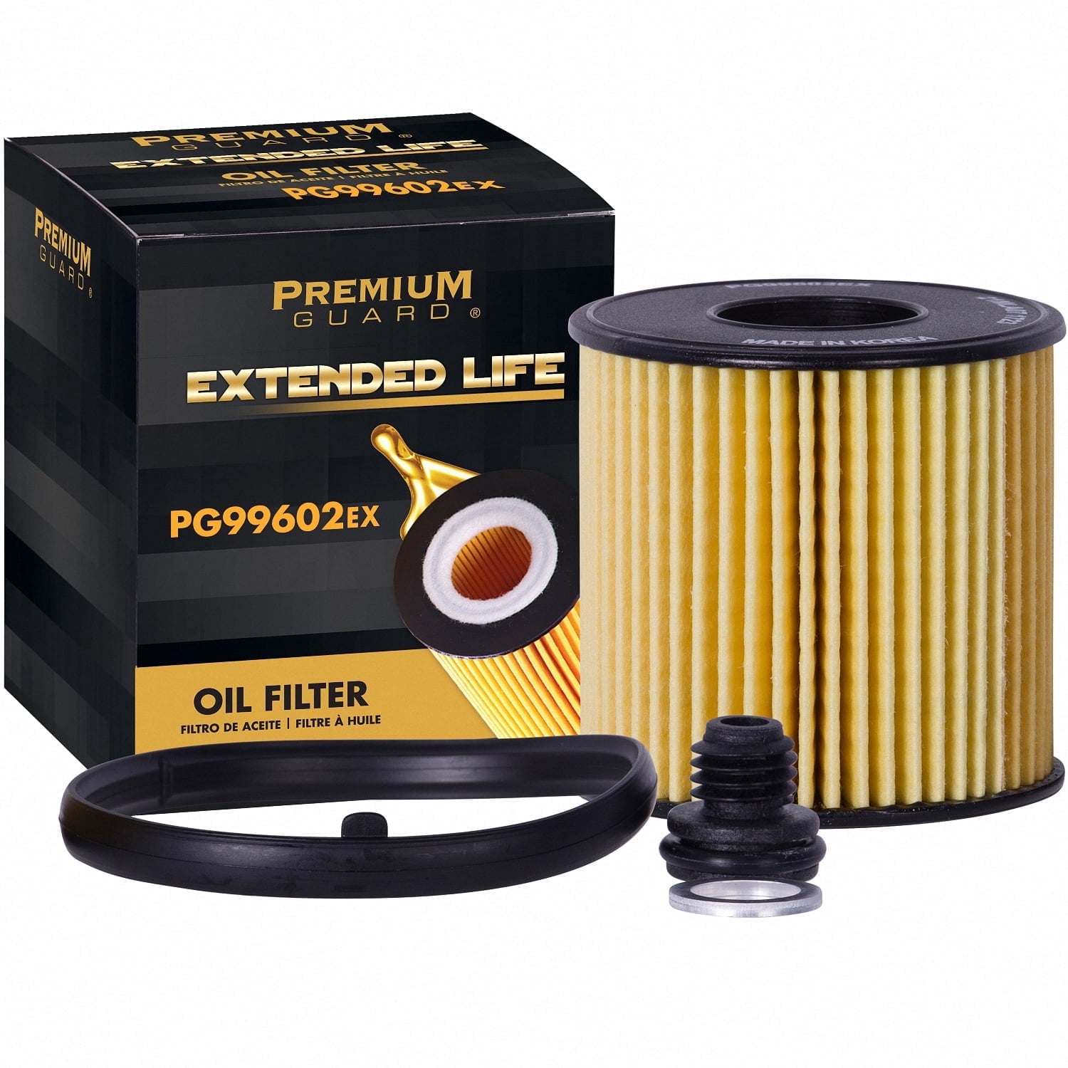 Premium Guard Extended Life Oil Filter up to 10k Miles PG99602EX | Fits 2021-2025 Hyundai Elantra, 2022-2025 Kona, 2020-2025 Sonata, 2025 Kia K4, 2022-2024 Hyundai Creta Grand