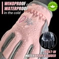 thumbnail image 3 of HANDLANDY Winter Insulated Work Gloves, 3M Thinsulate Thermal Water-Resistant Gloves for Men Women Touch Screen, Warm Ski Snowboard Cold Weather Gloves, 3 of 7