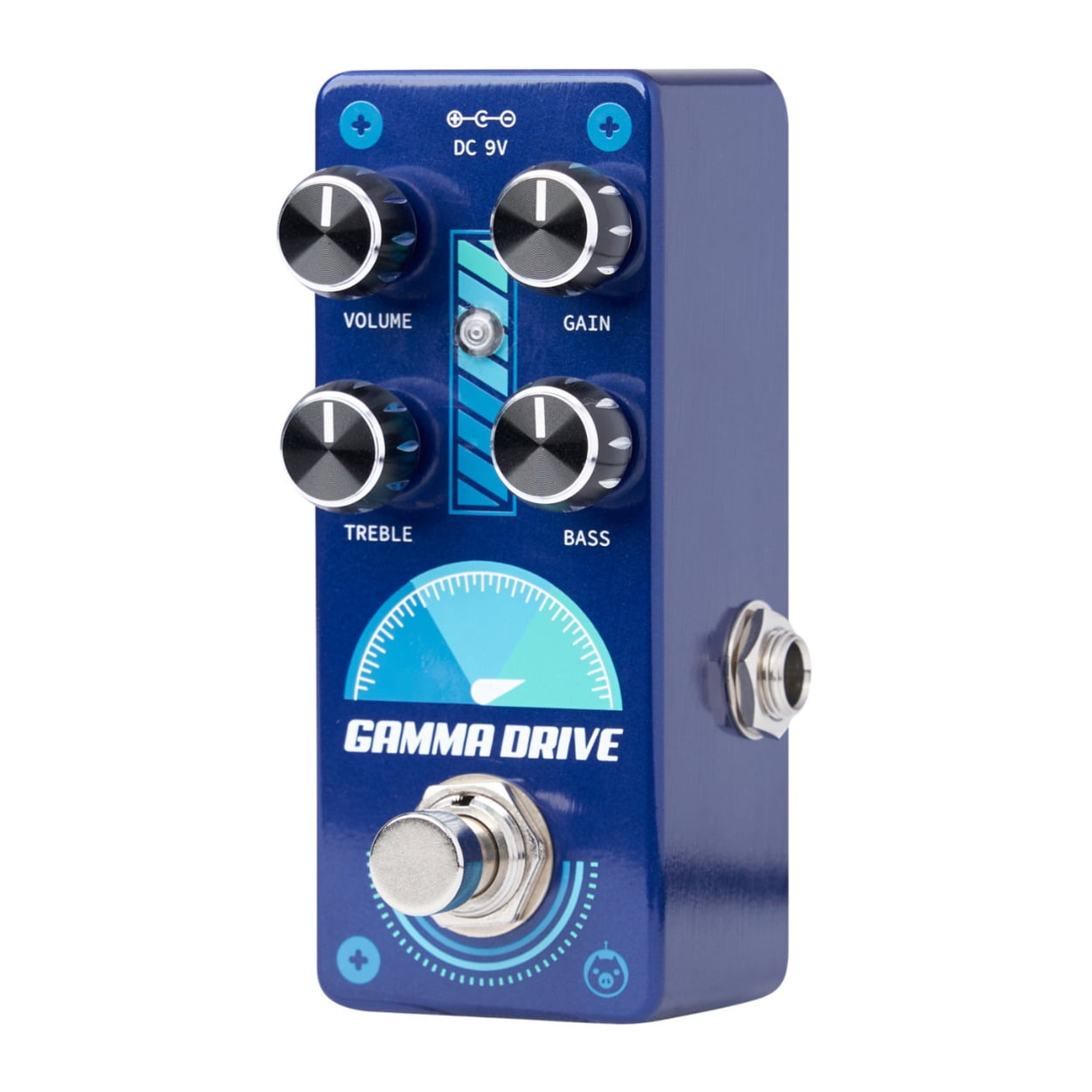 Pigtronix Gamma Drive Overdrive Effects Pedal Blue