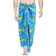 thumbnail image 2 of HAPPY BAY Men's Christmas Swim Trunk Swimsuits Sarong Pareo Beach Wrap One Size Sea, Palm Tree Summer Vacation Party, 2 of 4