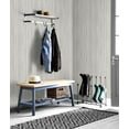 thumbnail image 2 of NextWall Faux Wood Panel Peel and Stick Wallpaper (Weathered Grey), 2 of 6