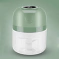 thumbnail image 4 of Trituradora de verduras mini picadora de ajo eléctrica de 250 ml (verde), 4 of 6
