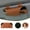 Brown#2, variant on Magnetic Leather Car Visor Sunglasses Case | PU Leather Sun Visor Glasses Holder | Fits All Cars, SUVs & Trucks | 7.08x3.54in | Black/White/Brown/Khaki