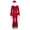 RD1, variant on Christmas Elf Outfits Set Party Clothes Ladies Red Long Sleeve Jumpsuits RD1 S