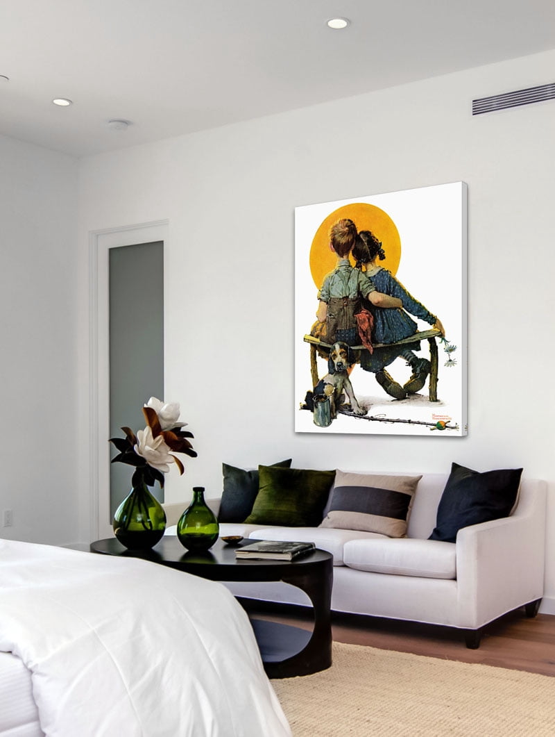 Marmont Hill "Sunset" by Norman Rockwell Painting Print on Canvas