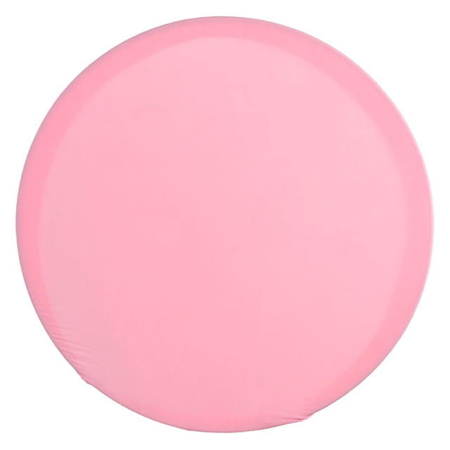 ZLight Round Backdrop Cover Stretch for Receptions Romantic Proposals Bridal Shower Pink 230cm Pink 200cm