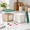 2 X 4.0(QT), variant on 2 X 12.0(QT) Square Food Storage Containers With Side Handles For Flour And Bulk Ingredients