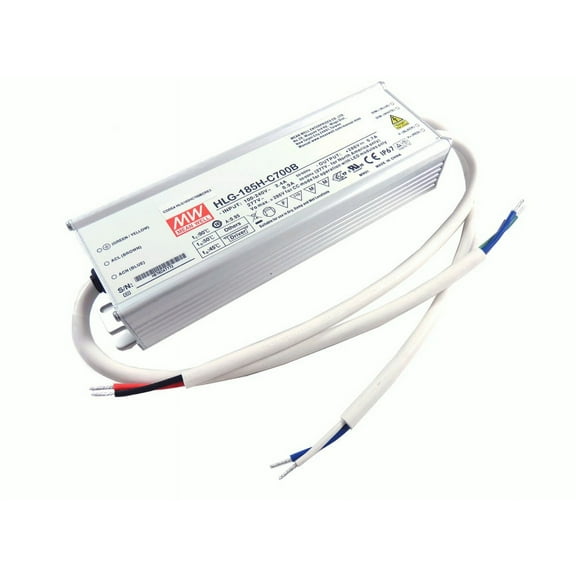 Mean Well 200W 0.7A 286V AC-DC LED Power Supply HLG-185H-C700B