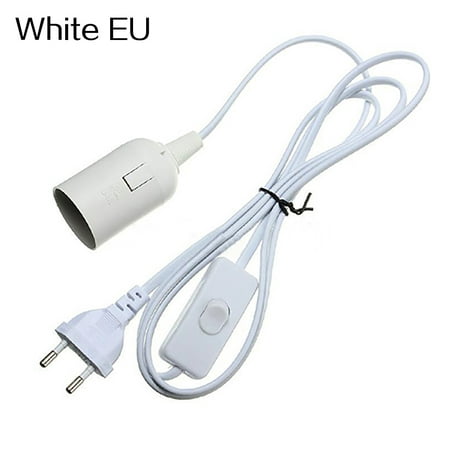 

Gwong Vintage E27 6ft Light Bulb Socket Holder Hanging Pendant Cord Cable with Switch