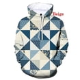 thumbnail image 5 of Hommes Motif Géométrique 3d Chandails à Capuchon Hommes Femmes Mode 3d Chandails à Capuchon Manches Longues Harajuku Hip Hop Chandails à Capuchon Tops Graphiques, 5 of 5