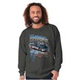 thumbnail image 4 of Cool Retro Unleashed Power Racecar Sweatshirt for Men or Women Brisco Brands 2X, 4 of 6
