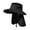 Black, variant on Sun Hats for Outdoor Adventure – Breathable Mesh Quick-Dry Large Brim Sun Hat with Neck Cover for Men and Women Lightweight and Packable for Summer Activities, Navy, One Size