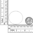 thumbnail image 3 of AVORA 925 Sterling Silver 1.25mm Thick 40mm Hoop Earrings, 3 of 5