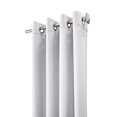 thumbnail image 3 of Loft Living Maria Richly Textured Woven Grommet Single Curtain Panel Light-filtering 52" x 84" in White, 3 of 6