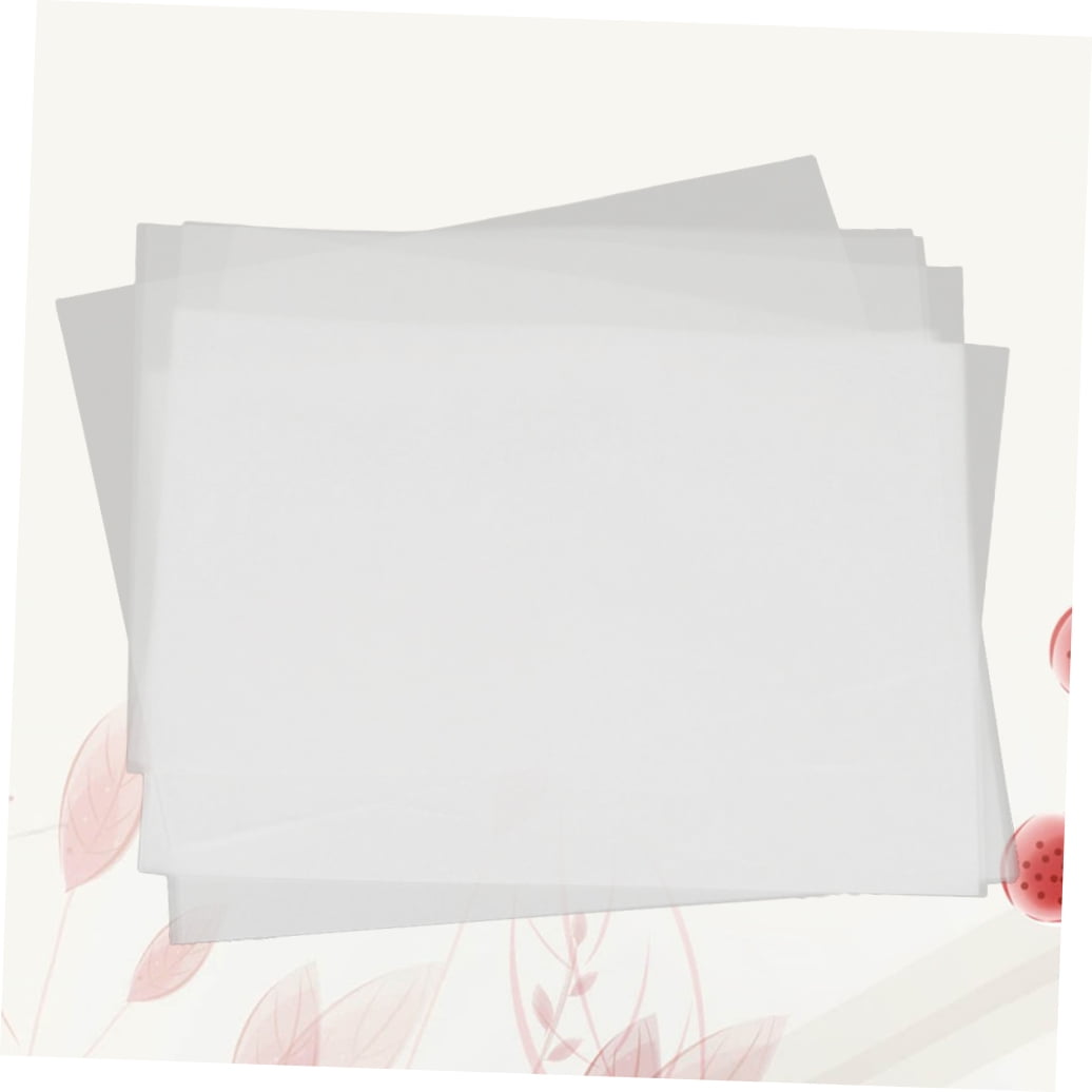 WRITWAA White Translucent Tracing Paper 100 Sheets Fade-Resistant for Art, Design, Drafting, Drawing and Craft Projects