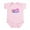 Petal Pink, variant on CafePress - Candy Girl Infant Bodysuit - Baby Light Bodysuit, Size Newborn - 24 Months