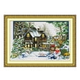 thumbnail image 2 of GUOOL Stamped Cross Stitch Kits 11CT Embroidery Cloth DIY Needle Crafts - Winter, 2 of 9