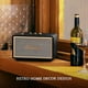 thumbnail image 5 of Lonzuer Retro Madera Portátil Inalámbrico 10000mAh Batería 80W Loud Bass Subwoofer TWS Altavoz Bluetooth con Entrada AUX, Ranura para Tarjeta SD, Puerto USB para Fiesta al Aire Libre (Negro), 5 of 5