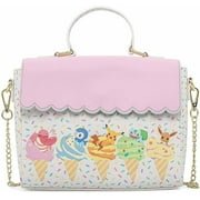 Loungefly x Pokemon Ice Cream Scallop Crossbody Bag