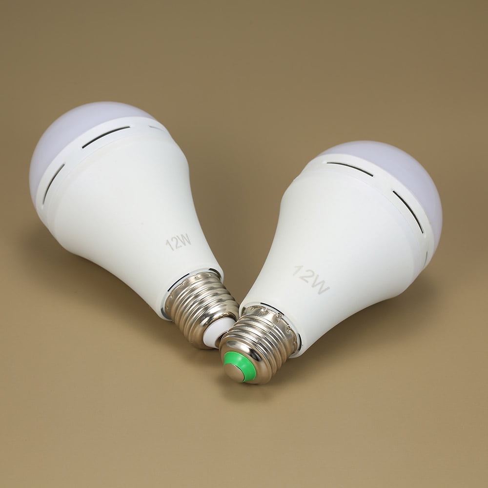 Aipsun 2 Pieces Ampoule Rechargeable avec Batterie, 2700K-6000K Ampoule LED  Dimmable avec Télécommande E27 pour Lampe Non-Filaire, 500LM, 7W :  : Luminaires et Éclairage