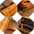 thumbnail image 3 of Bolso Bandolera De Cuero Estilo Vintage Para Mujer, Bolso Retro Hecho A Mano Para Médico Con Almacenamiento De Gran Capacidad, 3 of 8