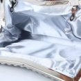thumbnail image 4 of Bolsa de cena con cuentas de aluminio, bolso de mano para fiesta con láminas de aluminio, bolso de noche con diamantes de imitación, bolso para banquete, 4 of 6