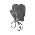 thumbnail image 1 of GDREDA 2024 Winter Children's Gloves with Candy Color Design and Secure Finger Halterneck for Comfort Grey,A, 1 of 3