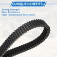 thumbnail image 4 of Correa de Transmisión Compatible para Arctic Snowmobile F800 XF800 M800 ZR6000 M6000 XF6000 V-Belt de Powersports, 4 of 7