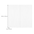 thumbnail image 2 of HEATSHAKING 20 Pcs Pailles en Silicone Blanches de Rechange pour la Maison Pailles Réutilisables Lavables Accessoire pour Bouteille d'Eau, 2 of 8