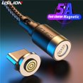 thumbnail image 2 of USLION 5A Cable de carga USB magnético USB tipo C Cable de carga rápida para iphone 14 Xiaomi imán Micro USB Cable de carga de datos Tan Jianjun unisex, 2 of 2