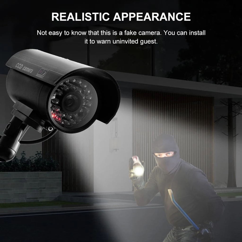 NANDIYNZHI Fake Camera Dummy Waterproof Security Cctv Surveillance Camera Abs 6.3*3.54*3.15 Inch (Clearance)Office&Craft&Stationery