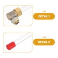 thumbnail image 3 of HAMPPLIES Medidor De Nivel De Agua Industrial L En Forma Para Calderas Y Resistente Al Calor, 3 of 8