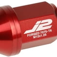 thumbnail image 3 of J2 Engineering LN-T7-024-125-RD J2 Engineering 7075 -T6 Forged Aluminum M12 x 1.25 20Pcs 35mm Close -End Lug Nut w/ Socket Adapter ( Red ), 3 of 6