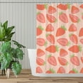 thumbnail image 2 of Cute Strawberry Shower Curtain, Pink Modern Minimalist Home Tub Bathroom Curtain Decor Set Strawberry Art Shower Curtain Quick Dry Washable Durable Polyester Fabric 72 x 72 inches, 2 of 6
