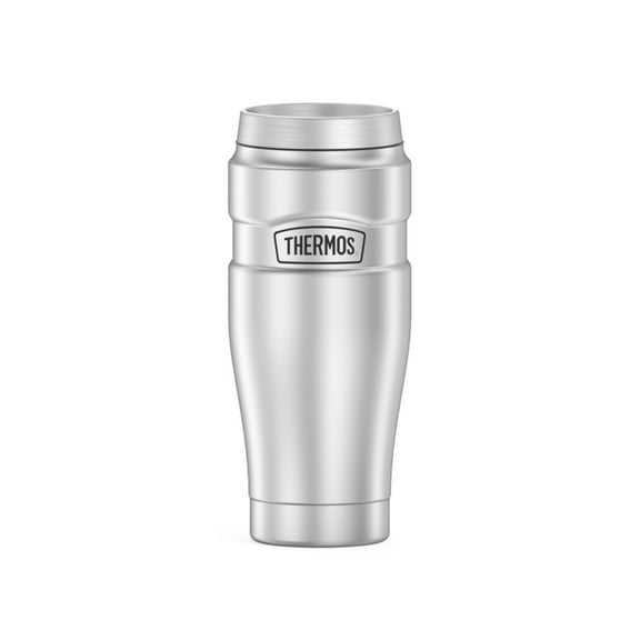 Thermos 16 Ounce Stainless King Vacuum-Insulated Stainless Steel Travel Tumbler, Green