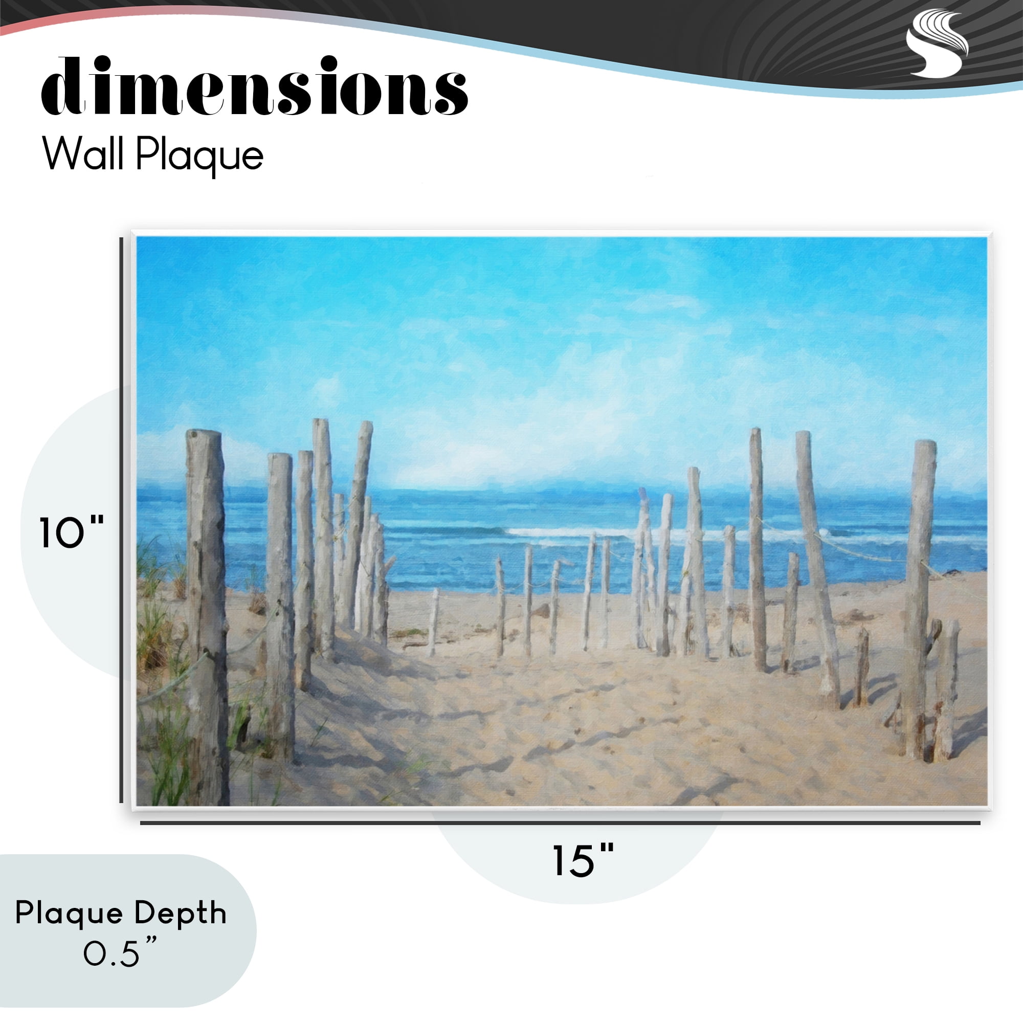 Stupell Industries National Seashore Vista Wall Plaque Art, design by Grotto Studios