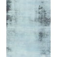 thumbnail image 1 of Ahgly Company Machine Washable Indoor Rectangle Abstract Columbia Blue Area Rugs, 2' x 4', 1 of 7