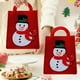 thumbnail image 5 of Decoraciones navideñas, adornos navideños, regalos de Navidad, bolsa de regalo con diseño de muñeco de nieve anciano, bolsa para dulces, bolsa para manzanas, bolsas de regalo de tela no tejida., 5 of 6