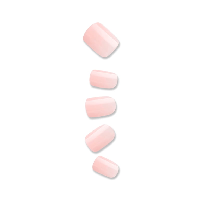 Impress Bare but Better Short Square Oval Press On Nails, Light Pink photo 3