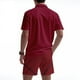 thumbnail image 4 of Eres Más Que una Camisa de Puntuación de Prueba Color Bloqueado Turndown Collar de Bolsillo Y Elástico de la Cintura Shorts Set, Vestido de Verano Casual de Poliéster, 4 of 9