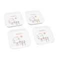 thumbnail image 3 of 4pcs Snack Plate, 5.9 Inch Serving Plates Fruit Plate Salad Plates Appetizer Plates Multifunctional Dessert Dishes For Home School Restaurant Storage Tray Spit Bone Tray, 3 of 8