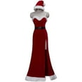 thumbnail image 2 of Jessica Rabbit Inspired Red Christmas Dress with Hat for Women, 2 of 6