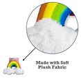 thumbnail image 6 of Enchanted Rainbow Magical with Squeaker & Crinkle Paper Plush Dog Toy, 6 of 7
