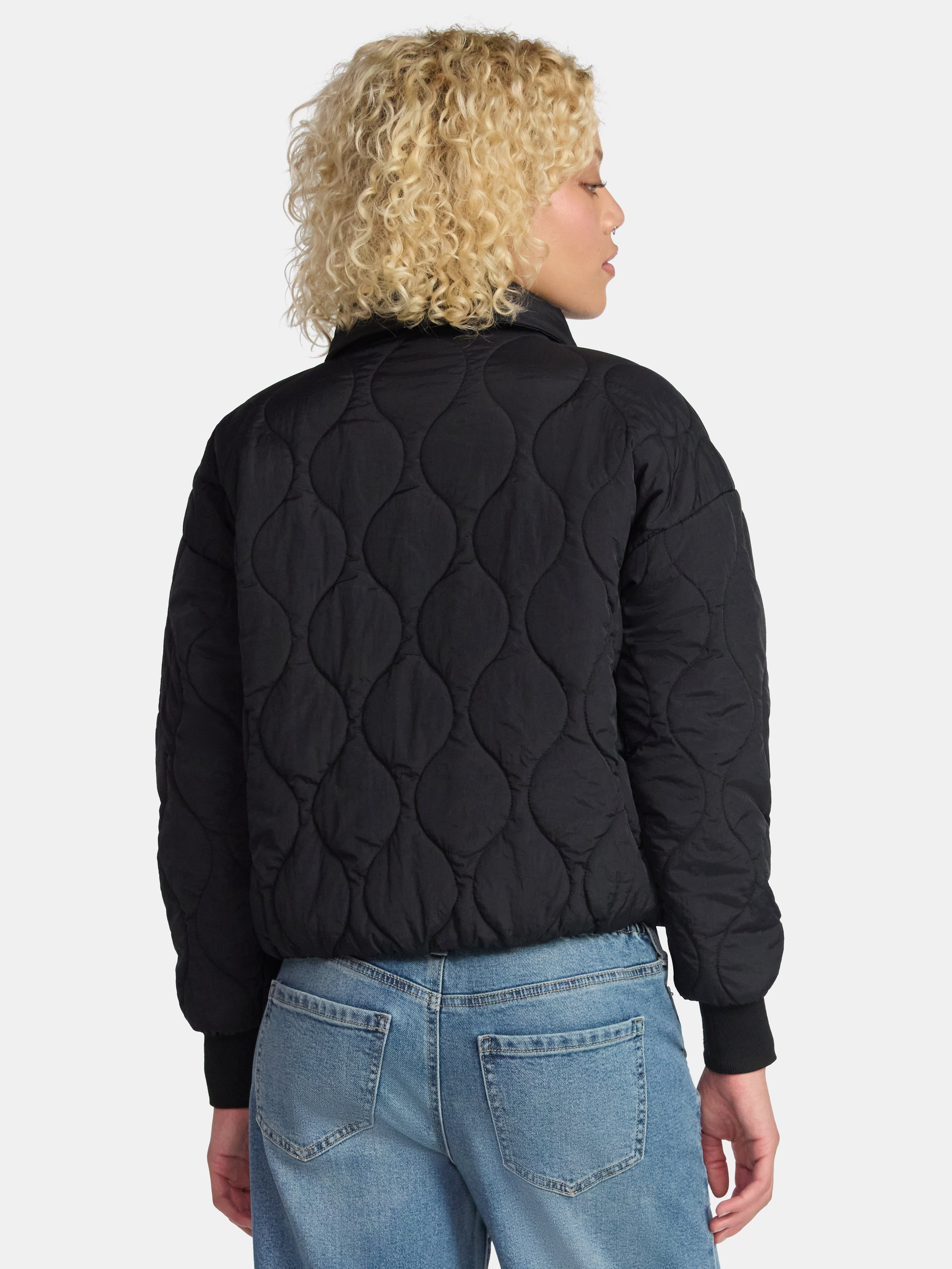 No Boundaries Quilted Jacket, Women's