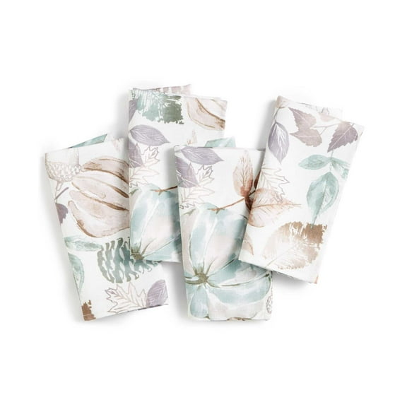 Elrene Gourd Gathering Set of 4 Napkins